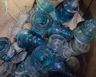 Lots of insulators all over the property