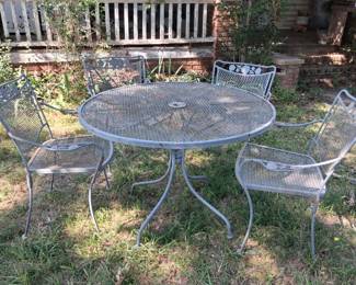 Nice iron outdoor furniture (more not shown )