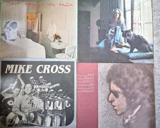 Bob dylan and other vintage vinyl records