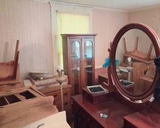 Rooms full of furniture that we need to unpack