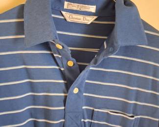 Vintage christian dior collared shirt