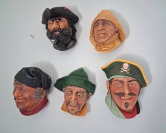 Plaster pirate wall art
