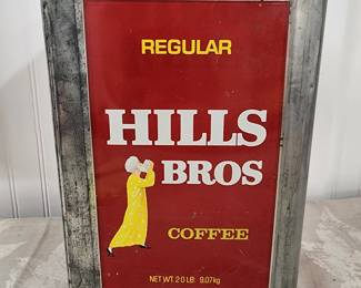ANTIQUE PRIMITIVE COFFEE TIN 20LB