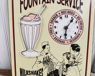 FOUNTAIN MILKSHAKE SIGN