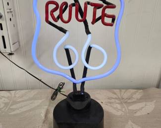 ROUTE 66 NEON SIGN