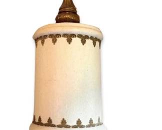 Vintage Hanging Swag Lamp with Filigree Detailing