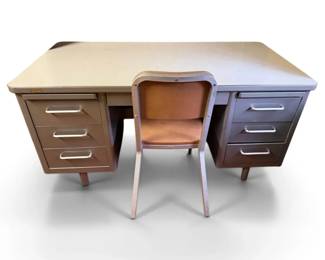 Steelcase Metal Office Desk