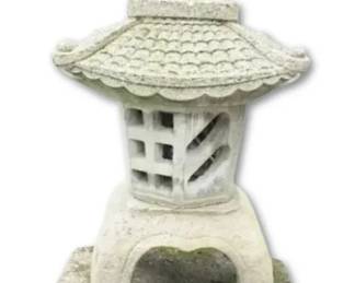 Concrete Japanese Lantern Garden Statue
