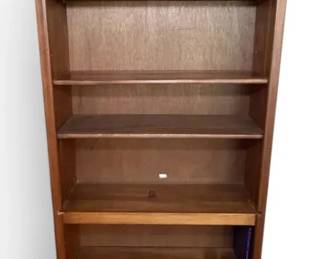 Wood 6Shelf Book Shelf