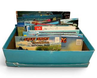 Post Cards Travel Brochures Mystery Lot
