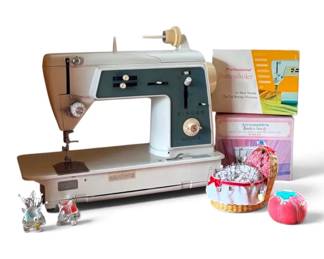 Vintage Singer Touch Sew Model 645 W Sewing Table More Accessories