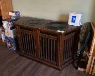 Vintage music console 