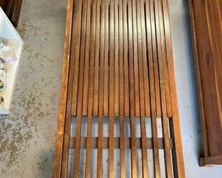 mcm slat bench