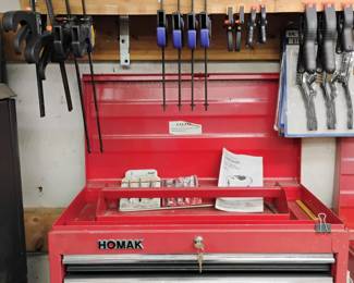 Toolbox and clamps