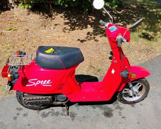 Honda Spree motor scooter