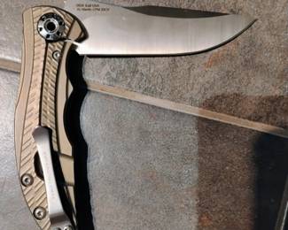 Zero tolerance knife