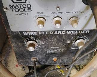 Matco wire feed welder