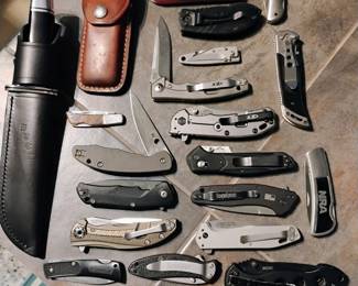 Pocket knife collection
