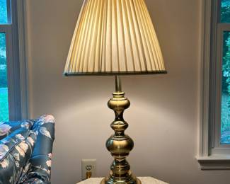 Vintage Stiffel Brass Table Lamp