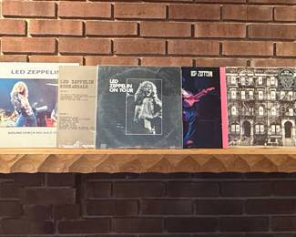 Led Zeppelin Vinyl Record Collection - Includes Official and Bootleg Releases