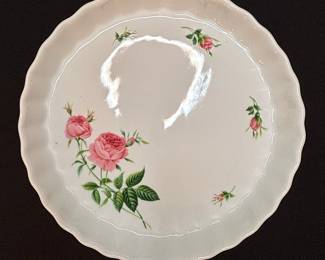 Christineholm Rose Pattern Quiche Dish