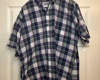 Basic Editions Plaid Button-Down Shirt