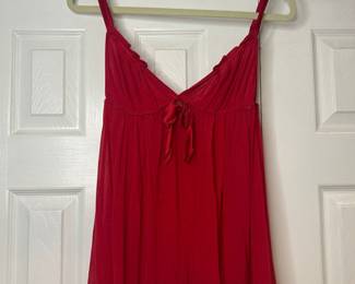 Victoria's Secret Red Babydoll Slip Dress