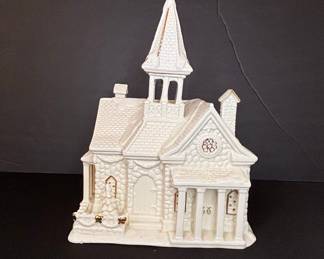Porcelain Church Figurine