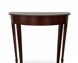 Federal Style Demilune Console Table