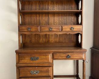 Sumter Cabinet Co. Writing Desk with Hutch