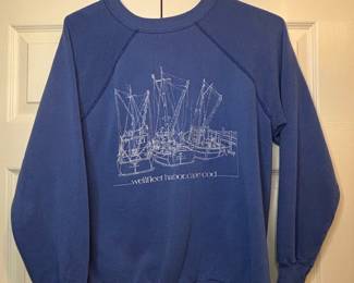 Vintage Wellfleet Harbor Cape Cod Sweatshirt