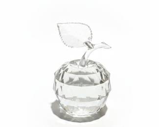 Swarovski Crystal Apple Paperweight 