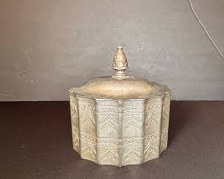 Godinger Silver Plated 1991 Trinket Box