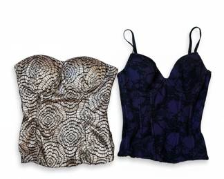 Studio F and Charlotte Russe Corset Tops