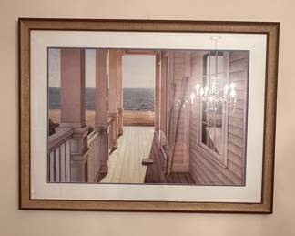 Daniel Pollera "Serenity" Framed Art Print