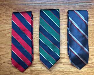 Vintage Men's Neckties - Bert Pulitzer, Raleighs, Robert Talbott