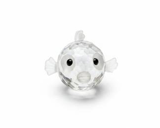 Swarovski Crystal Blowfish Figurine