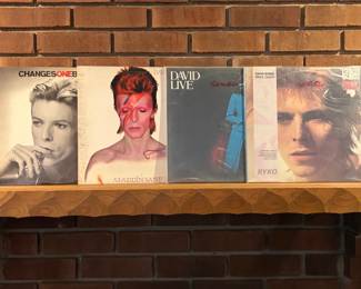 David Bowie Vinyl Record Collection - Aladdin Sane, ChangesOneBowie, David Live, Space Oddity