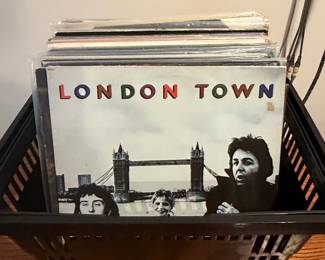 Wings London Town Vinyl LP with Poster