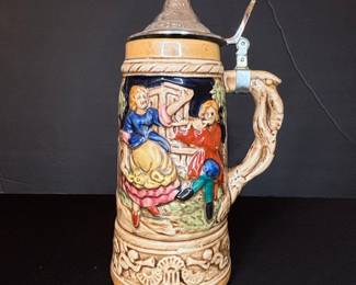 Vintage Musical Beer Stein