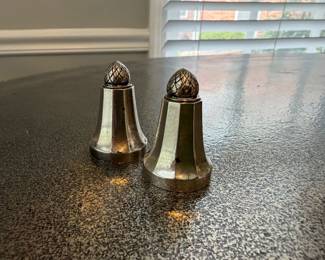 Georg  Jensen sterling salt/pepper shakers