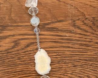 Crystal/agate sun catcher