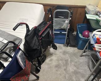 Wheelchairs and Drive rollator walker, multiple mobility items available