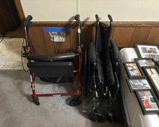 Wheelchairs and Drive rollator walker, multiple mobility items available