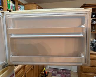 Top shelf in refrigerator