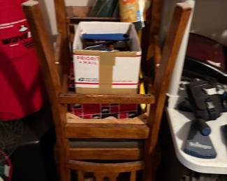 More and more! These chairs belong to a set of- table & 6 chairs! See later!