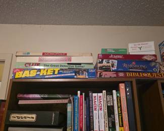 Upstairs - More books & games