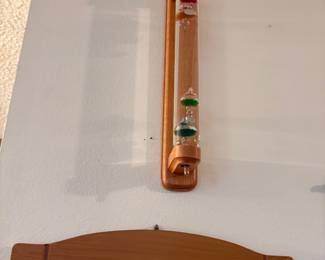 Wall Thermometer & wall decor below