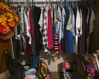 Upstairs - Closet is full in bottom & top