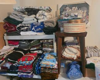 Fabric of all colors and designs